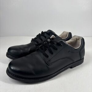 pediped Flex Storm Boys US Size 6Y/38 Black Leather Oxford Dress School Shoes